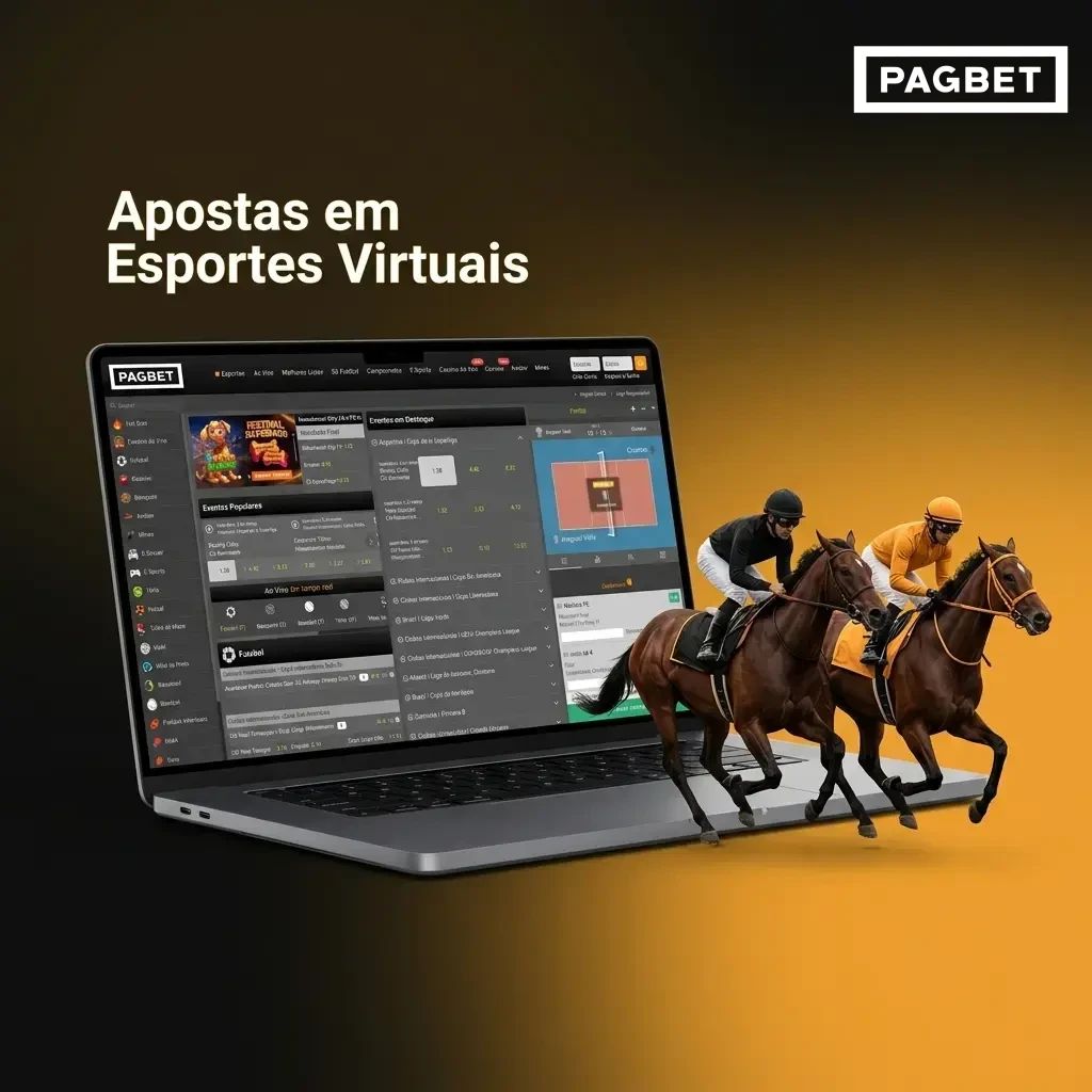 Apostas em esportes virtuais na Pagbet: futebol, tênis, basquete e corridas disponíveis 24h.