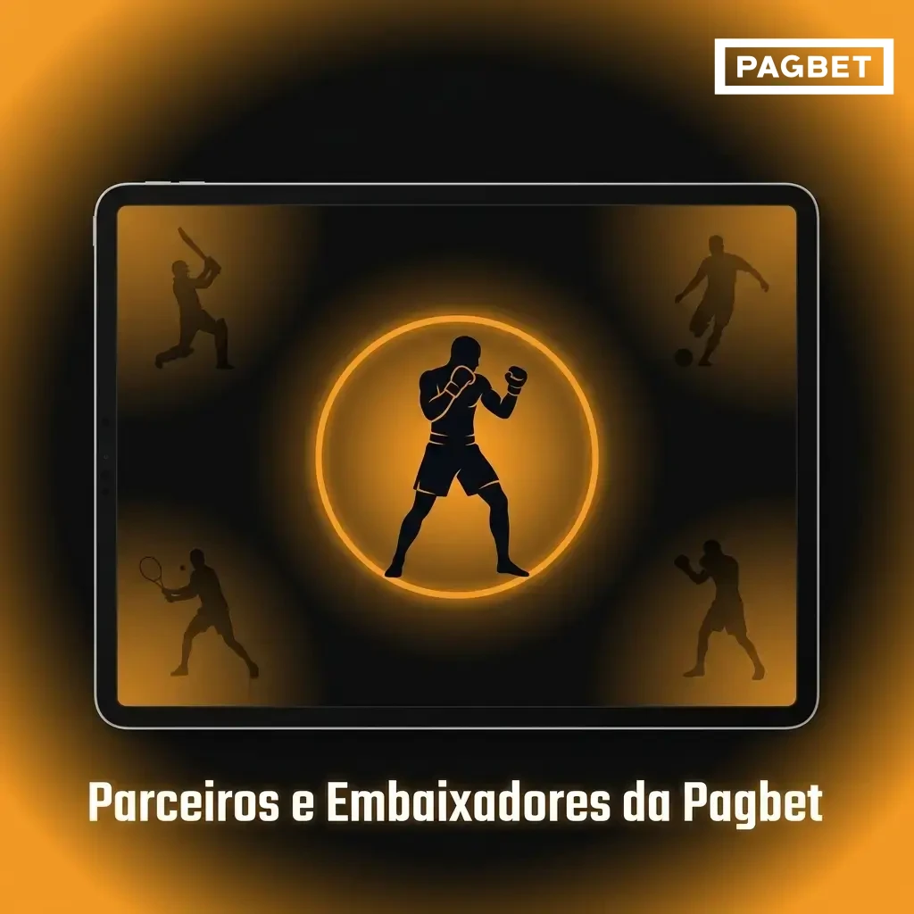 Parceiros e embaixadores da Pagbet no esporte e entretenimento brasileiro, incluindo clubes de futebol e influenciadores.
